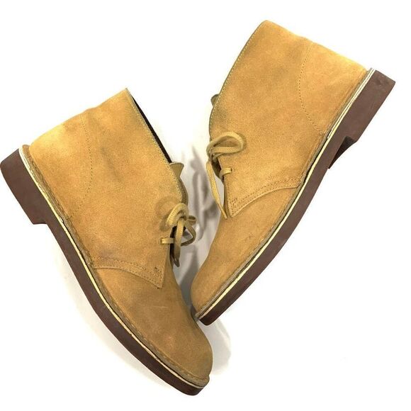 CLARKS Suede Chukka Boots (Sz 45) main image 5